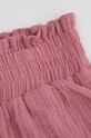 Coccodrillo pantaloni scurți din bumbac pentru copii roz WC4119402GPJ