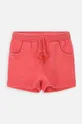 rdeča Otroške bombažne kratke hlače Coccodrillo Dekliški