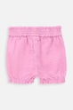 Detské bavlnené šortky Coccodrillo WC4119401OWN ružová SS24