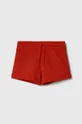 červená Detské bavlnené šortky United Colors of Benetton Dievčenský