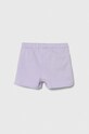 United Colors of Benetton pantaloni scurți din bumbac pentru copii 3J70G900O.P.Sea.PPYH violet SS24