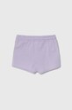 Detské bavlnené šortky United Colors of Benetton 3I1XG900N.P.Sea.PPYH fialová SS24