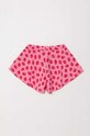 Detské bavlnené šortky United Colors of Benetton 3M39C902M.G.Seasonal ružová SS24