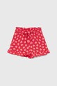 Detské bavlnené šortky United Colors of Benetton bavlna ružová 3M39G901D.P.Seasonal