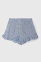 Detské bavlnené šortky United Colors of Benetton 3M39G901D.P.Seasonal modrá SS24