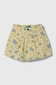 Детские джинсовые шорты United Colors of Benetton узор жёлтый 42HXC902H.G.Seasonal