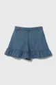 Detské rifľové krátke nohavice United Colors of Benetton modrá
