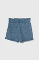 Otroške kratke hlače iz jeansa United Colors of Benetton modra