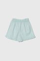 Detské ľanové šortky United Colors of Benetton 4BE7G901M.P.Seasonal modrá SS24