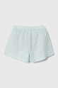 Детски ленен къс панталон United Colors of Benetton 4YP7G901K.P.Seasonal син SS24