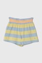 United Colors of Benetton szorty bawełniane dziecięce wzorzyste niebieski 3N9LG901E.P.Seasonal