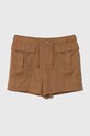 Детски къси панталони United Colors of Benetton ежедневен кафяв 4SEXC902W.G.Seasonal