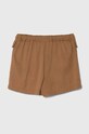 Детски къси панталони United Colors of Benetton 4SEXC902W.G.Seasonal кафяв SS24