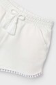 Dievča Detské krátke nohavice Mayoral 607.6M.Mini.PPYH biela
