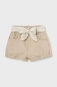 Mayoral szorty niemowlęce casual beżowy 1218.4J.Baby.PPYH