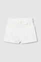 Dětské bavlněné šortky Mayoral látka bílá 1226.4C.Baby.PPYH