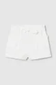 bijela Kratke pamučne hlače za bebe Mayoral Za djevojčice