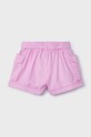Mayoral szorty dziecięce 3252.6D.Mini.PPYH fioletowy SS24