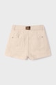 Dziewczynka Mayoral szorty bawełniane dziecięce 6269.8D.Junior.PPYH beżowy