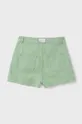 Otroške bombažne kratke hlače Mayoral zelena