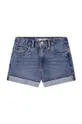 голубой Детские джинсовые шорты Levi's Для девочек