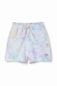 Детские хлопковые шорты Desigual узор мультиколор 24SGPK03