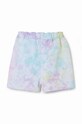 Дитячі бавовняні шорти Desigual 24SGPK03 барвистий SS24