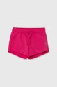 Detské krátke nohavice Abercrombie & Fitch s elastanom ružová KI249.2490