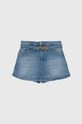 Pinko Up fustă-pantalon casual albastru S4PIJGST005