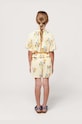 Детские шорты с примесью льна Bobo Choses 124AC074 жёлтый