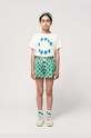 Bobo Choses pantaloni scurți din bumbac pentru copii casual verde 124AC063