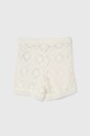 Guess pantaloni scurți din bumbac pentru copii J4GD10.KC7R0.PPYH alb SS24