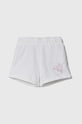 Guess szorty bawełniane dziecięce casual biały J4GD13.KA6R3.PPYH