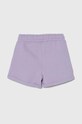 Guess szorty bawełniane dziecięce J4GD13.KA6R3.PPYH fioletowy SS24