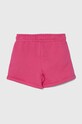Παιδικό βαμβακερό σορτς Guess J4GD13.KA6R3.PPYH ροζ SS24