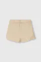 Guess shorts con aggiunta di lino bambino/a beige