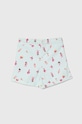 Detské bavlnené šortky Guess J4GD20.KA6R3.PPYH tyrkysová SS24