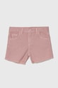 Дитячі джинсові шорти Guess casual рожевий K4GD01.WFGB0.PPYH