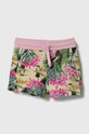 Guess pantaloni scurți din bumbac pentru copii sport verde K4GD13.KA6R3.PPYH