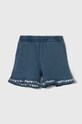 Детски дънков къс панталон Guess еластичен син K4GD18.D5160.PPYH