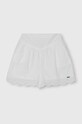 Pepe Jeans pantaloni scurți din bumbac pentru copii ORIEL casual alb PG800857
