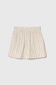 zippy pantaloni scurți din bumbac pentru copii 3105916001 bej SS24