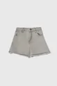 sivá Detské rifľové krátke nohavice zippy Dievčenský
