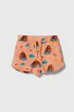 narančasta Dječje pamučne kratke hlače zippy Za djevojčice
