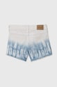 Fete Abercrombie & Fitch pantaloni scurti din denim pentru copii KI249.4127 albastru