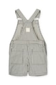 Dječaci Dječje pamučne tregerice Liewood Venedict Stripe Dungaree LW18846 plava