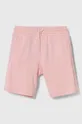 розовый Детские хлопковые шорты Marc Jacobs Детский