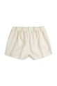 Mini Rodini pantaloni scurți din amestec de in pentru copii 2423010111 alb SS24
