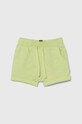 United Colors of Benetton pantaloni scurți din bumbac pentru bebeluși casual verde 3F93A900A.W.Seasonal