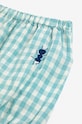 Bobo Choses szorty z domieszką lnu niemowlęce 124AB073 turkusowy SS24